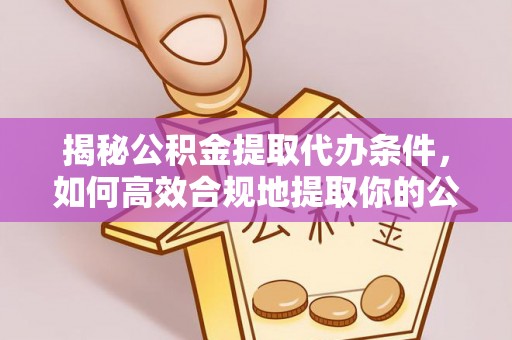 屏南揭秘公积金提取代办条件，如何高效合规地提取你的公积金