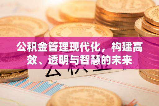 屏南公积金管理现代化，构建高效、透明与智慧的未来