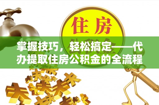 屏南掌握技巧，轻松搞定——代办提取住房公积金的全流程解析