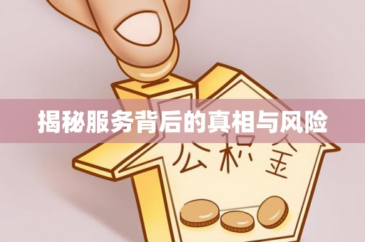 屏南揭秘服务背后的真相与风险
