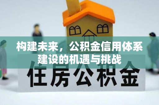 屏南构建未来，公积金信用体系建设的机遇与挑战